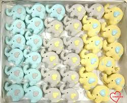 Loving Creations For You Elephant Macarons With Salted Egg Custard And Earl Grey Filling Baby Shower Macarons Macarons Macaron Template