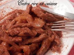 Emince De Boeuf Au Paprika Et Au Cognac Entre Rire Et Cuisine Emince De Boeuf Cuisine Boeuf