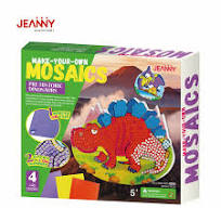 Creative Educational Handmade Crafts for Decoration Dinosaur Toys Preschool  EVA Foam 3D Mosaic DIY Sticker Art Kit for Kids