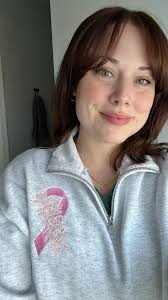 Embroidered Breast Cancer Sweatshirt