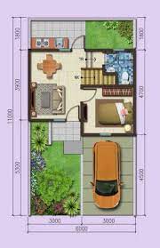Dimana dalam unit rumah terdapat 18 fungsi ruang guna mengakomodasi kebutuhan new normal para pemukimnya. Lingkar Warna 5 Denah Rumah Minimalis Ukuran 6x11 Meter 3 Kamar Tidur 2 Lantai Tampak Depan
