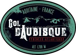 col d aubisque 01 t shirt sticker route des cols pyrenees pyrenees tee design t shirt
