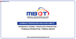 Mbot adalah satu badan yang mengiktiraf mereka yang mempunyai kemahiran. Jawatan Kosong Terkini Lembaga Teknologis Malaysia Mbot Pembantu Tadbir Penolong Pendaftar Timbalan Pendaftar Pereka Grafik Kerja Kosong Kerajaan Swasta