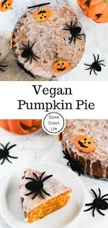 Vegan Halloween Pumpkin Pie Kurbiskuchen Veganer Kuchen Vegane