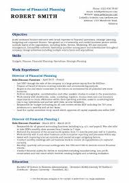 What are the most important financial planner job skills to have on my resume? Director Of Financial Planning Resume Samples Qwikresume
