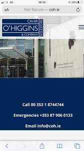 Criminal lawyer cahir o'higgins denies theft and perverting the course of justice. Cahir O Higgins And Company Solicitors Posts Facebook