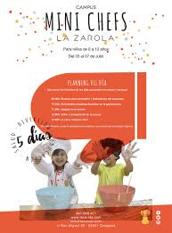 La comida de los más pequeños debe ser lo más sencilla y atractiva posible. Campus De Cocina En Verano Para Ninos Y Adolescentes En La Zarola La Zarola