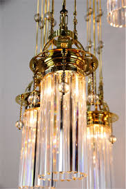 Barovier e toso art deco chandelier made in 1930 in italy. Magnificent And Huge Art Deco Chandelier Vienna 1920s