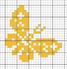 One color cross stitch patterns. 62 Butterfly Runner Ideas In 2021 Filet Crochet Crochet Chart Knitting Charts