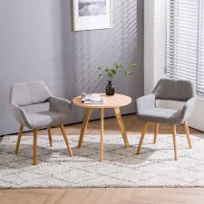 Are you searching for the best accent chairs on the shelves today? Homy Grigio Modern Living Dining Room Accent Arm Chairs Club Guest With Solid Wood Legs In 2020 Dining Room Accents Accent Arm Chairs Contemporary Living Room Chairs
