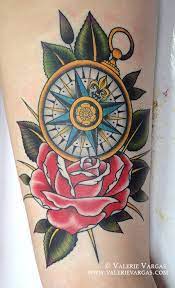 Traditional Tattoos Compass Pocket Watch Google Search Traditional Compass Tattoo Compass Tattoo Knot Tattoo
