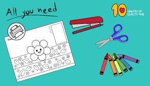 Now bring each top end to the center, so you have a triangle left. Flower Paper Crown 10 Minutes Of Quality Time