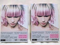 Dump a bunch of vitamin c tablets in a bowl, add hot water, and crush with a spoon to make a thick paste. Lot Of 2 Temporary Hair Color Baby Pink Comb In Wash Out Halloween Costume New Unbranded Temporary Hair Color Hair Color Baby Pink Hair