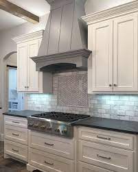 White Cabinets Paint Color Is Sherwin Williams Extra White Grey Hood Paint Color Is B Farmhouse Kitchen Colors Kitchen Cabinet Design Rustic Farmhouse Kitchen