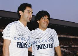 The official tottenham hotspur facebook page. When Diego Maradona Played For Tottenham At White Hart Lane Against Inter Milan In Boots He Had To Borrow From Spurs Icon Clive Allen