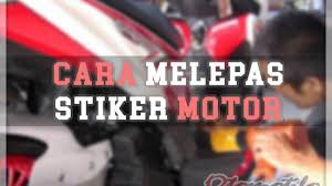 Lapisi dengan double tape yang memiliki daya rekat bagus: 10 Cara Melepas Stiker Motor Dan Mobil Tanpa Bekas Otomotifo