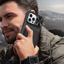 Vero Shockproof Wallet Case With Slide Camera Cover for iPhone 14 and 15  Series, Durable Cover