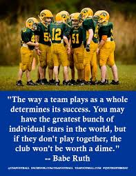 Enjoy reading and share 10 famous quotes about sports teamwork with everyone. Sports Quotes About Teamwork Quotesgram