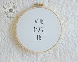 Embroidery Hoop Mockup Cross Stitch Mockup On White Sherpa Etsy Embroidery Hoop Mockup Templates