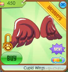 The moshling that is pink with wings is angel the sky pony. Cupid Wings In Animal Jam Aj Rare Item Guide