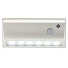 However, a motion sensor stair light eliminates the chances of having an accident while walking down the steps. Light It 6 In Silver Wireless Motion Activated Led Weatherproof Path Step Light 20032 301 The Home Depot