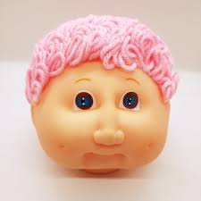 Cabbage Patch Kids, Fake Fakie Vintage Clone Plastic Doll Making Head, Bald  Preemie, Brown Eyes PLEASE READ