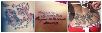 This is definitely a dream come true for guys who have a. Say What You Want Sunday Bad Tattoos The Glamour Nazi