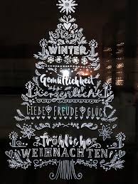 Kreidemarker Weihnachtsbaum Kerzen Winter Fenster Weihnachtsdekodiyfenster Kreidemarker Weihnacht Fenster Fensterbilder Weihnachten Weihnachtsdekoration