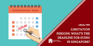 Be it enacted by parliament in the fourteenth year of the republic of india as follows: Limitation Periods What S The Deadline For Suing In Singapore Singaporelegaladvice Com