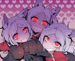 Cerberus 🐺🐺🐺 [Helltaker] : rMonsterGirl