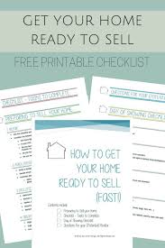 Get Your House Ready To Sell Free Printable Checklist Things To Sell Sell Your House Fast Sell House Fast