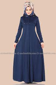 moda selvim bagcik detay kislik ferace 2093ms212 indigo abayas fashion hijab fashion fashion