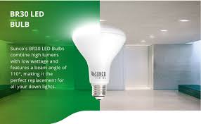 Sunco Lighting 10 Pack Br30 Dimmable Flood Led Light Bulb 11w 65w 2200k Amber Ebay
