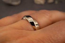 Modern Mens Wedding Band Unique Mens Wedding Band Gold Etsy Modern Mens Wedding Bands Mens Gold Wedding Band Mens Wedding Bands Unique
