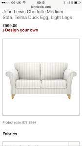 John Lewis Charlotte Sofa In Duck Egg Stripe Drawing Room John Lewis Design