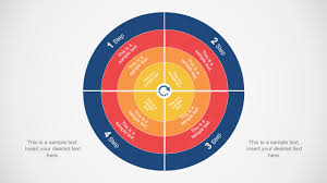 4 Quadrants 4 Layers Circular Powerpoint Diagram