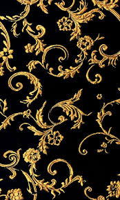 Black And Gold Pattern Fabric Pin On Black And Gold Aesthetic