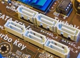 That is where the sata data cable gets plugged into, and you can use the sata cable from the old hard drive you had. Where Is The Sata Cable Connector In A Motherboard Quora