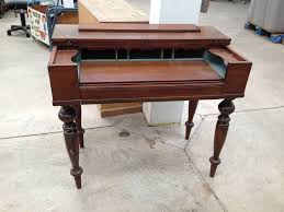 Old Fashioned Writing Desk Very Charming A Truckload Of Great Furniture Just Came In Today Salva Salvation Army Thrift Store Fancy Decor Salvation Army