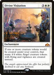 I measured my mtg cards and noticed that they are approximately 3.5 tall and 2.5 wide (if you want to get really precise they are about 2.42 wide and 3.42 tall). Divine Visitation Guilds Of Ravnica Grn 10 Scryfall Magic The Gathering Search