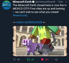 Se trata del juego de realidad aumentada de minecraft para ios y android, el cual dejará de recibir soporte debido a la pandemia del . Para Todos Los Que Llegamos A Jugar Pokemon Go Cdmx Es La 5 Ciudad En Tener Minecraft Earth Mexico