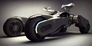 futuristic citroen taranis two seater off road racer concept コンセプトカー プラモデル バイク 車