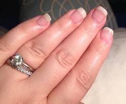 These Are My Natural Nails With Sns Powder In Natural Clear Over Top Super Strong Natural Nails Nail Colors Gel Nails Diy