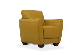 ACME FURNITURE Valeria Modern Mustard Leather Accent Chair in the Chairs  department at Lowes.com