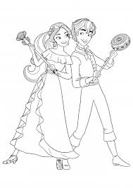 Princess elena coloring pages to print. Princess Elena And Mateo Coloring Pages Elena Princess Of Avalor Coloring Pages Colorings Cc