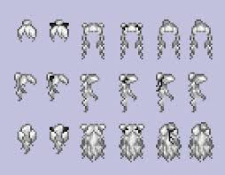 Cute Long Hairstyles At Stardew Valley Nexus Mods And Community Stardew Valley Pixel Art Pixel Art Tutorial