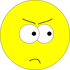 Resultado de imagen de emojis de cara enfadad