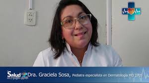 Dra Graciela Sosa Pediatra especialista en Dermatología M O 3705