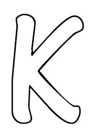 It's fun to learn the alphabet! Letter K Coloring Page 1001coloring Com