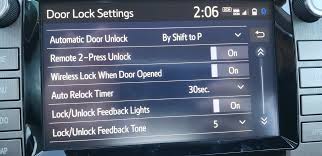 Unlock the doors using the smart key remote and open one of the doors. Door Autolock On 2020 Sr5 Toyota Tundra Forum